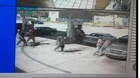 Two men beat down at Detroit gas station