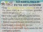 Get Extremely Supportive Air Ambulance in Patna and Lucknow by King
