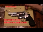 ALTERNATIVE FIX: S&W Rear Sight Windage Screw on a Smith and Wesson Revolver