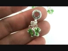 Beads And Charms wholesale bead with green butterfly crystal wholesalesarong.com