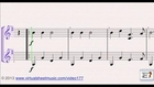 James Pierpont's Jingle Bells for Two Violins, sheet music - Video Score