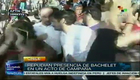 Joven chileno escupe en la cara a Michelle Bachelet