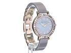 Anne Klein Women's AK 1442RGTP Swarovski Crystal Accented Bangle Watch